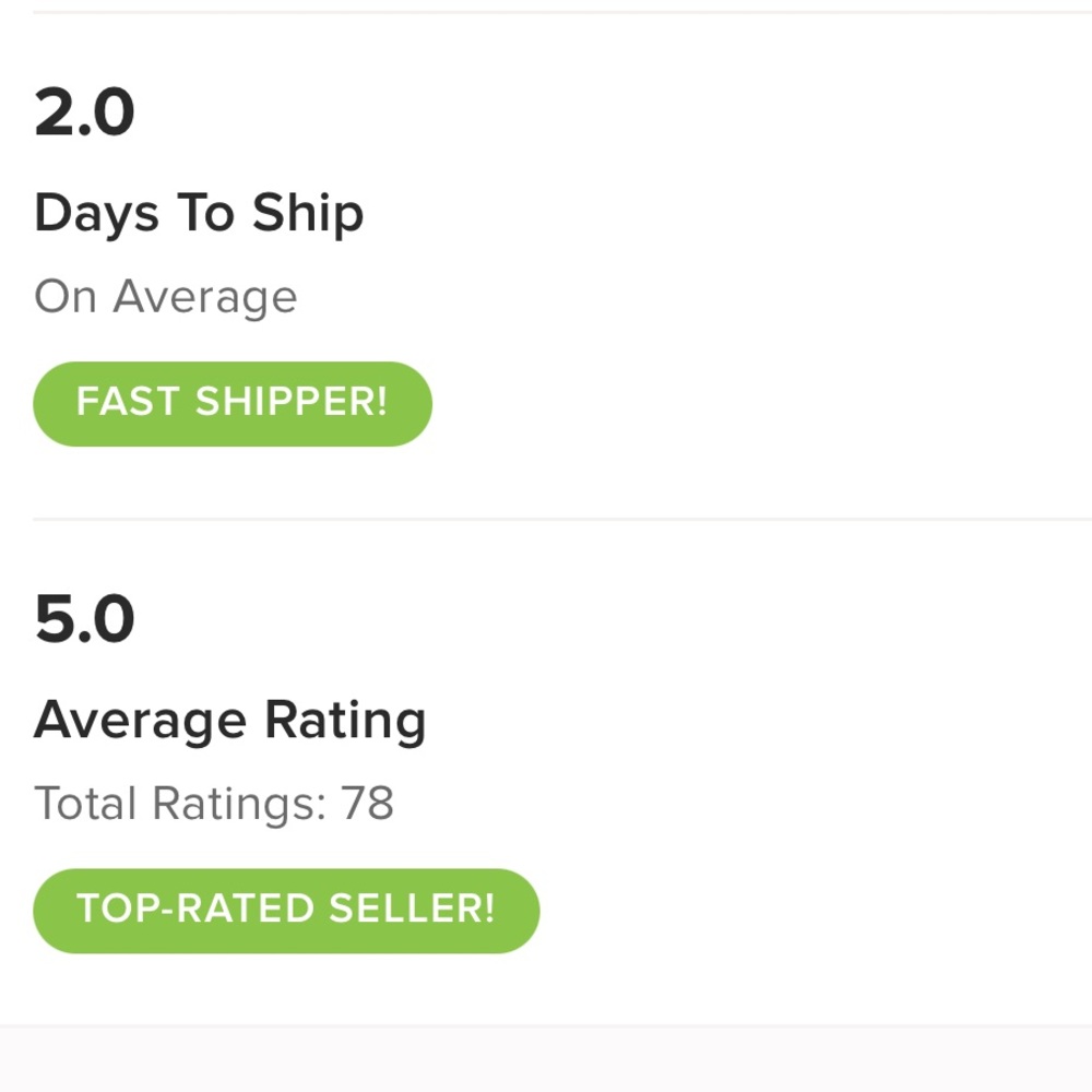 5-STAR SELLER and FAST SHIPPER